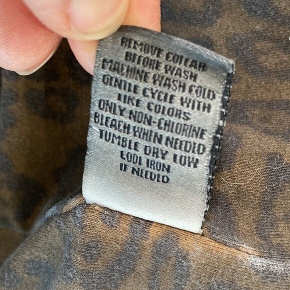 Anthropologie Marrakech Leopard Sherpa Moto Jacket Stretch Baddie Bomber Sheik - Picture 12 of 16